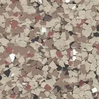 Decorative flake blend sample 7