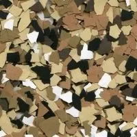 Decorative flake blend sample 8