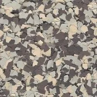 Decorative flake blend sample 9